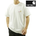 カーハート メンズ 半袖Tシャツ 正規品 CARHARTT WIP クルーネック ロゴ コットン SHORT SLEEVE AMERICAN SCRIPT T-...