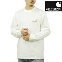 カーハート メンズ 長袖Tシャツ 正規品 CARHARTT WIP クルーネック ロゴ ロンT LONG SLEEVE AMERICAN SCRIPT T-SH...