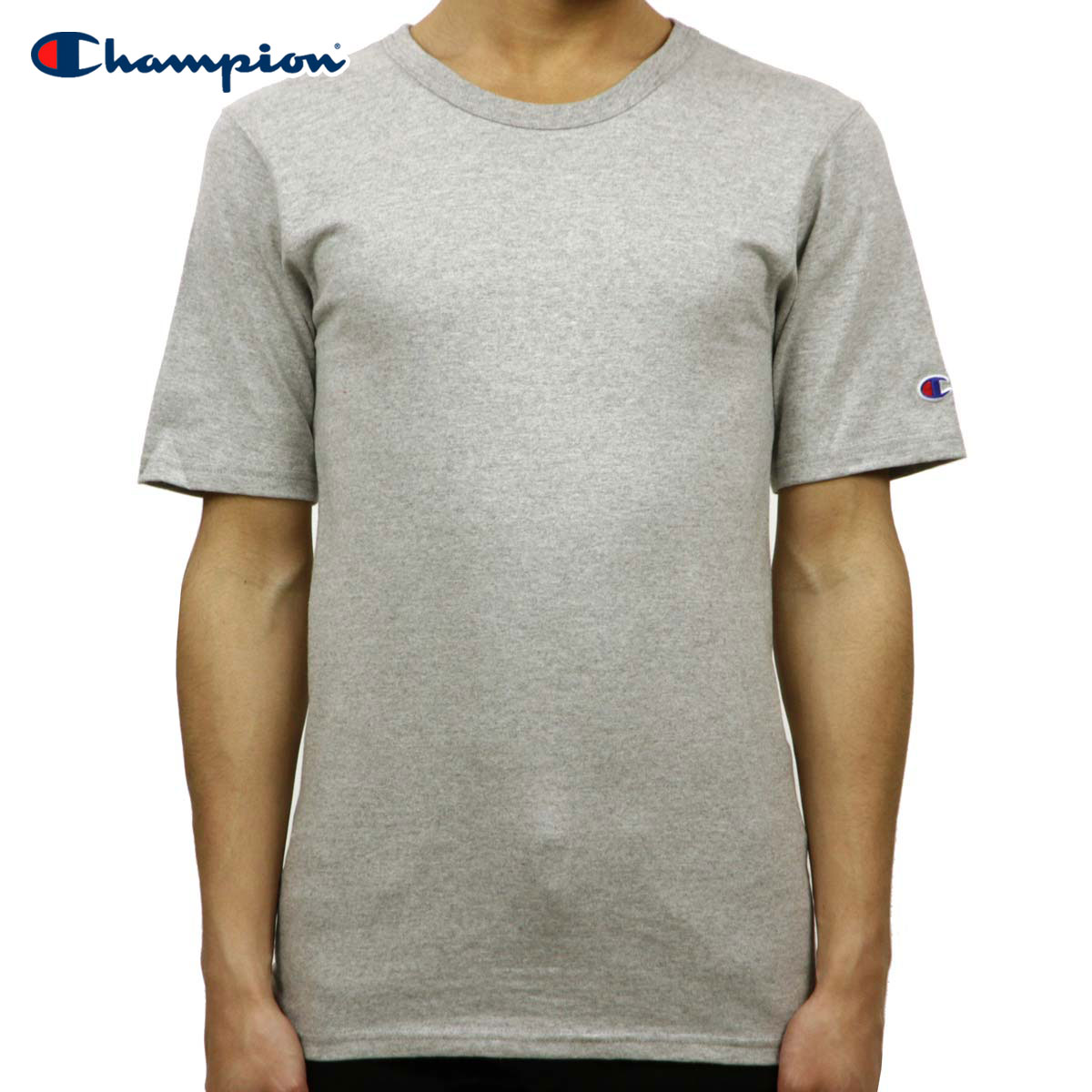 チャンピオン Tシャツ 正規品 CHAMPION 半袖Tシャツ CREW TEE T1919 Heritage Tee 806-OXFORDGREY D00S20