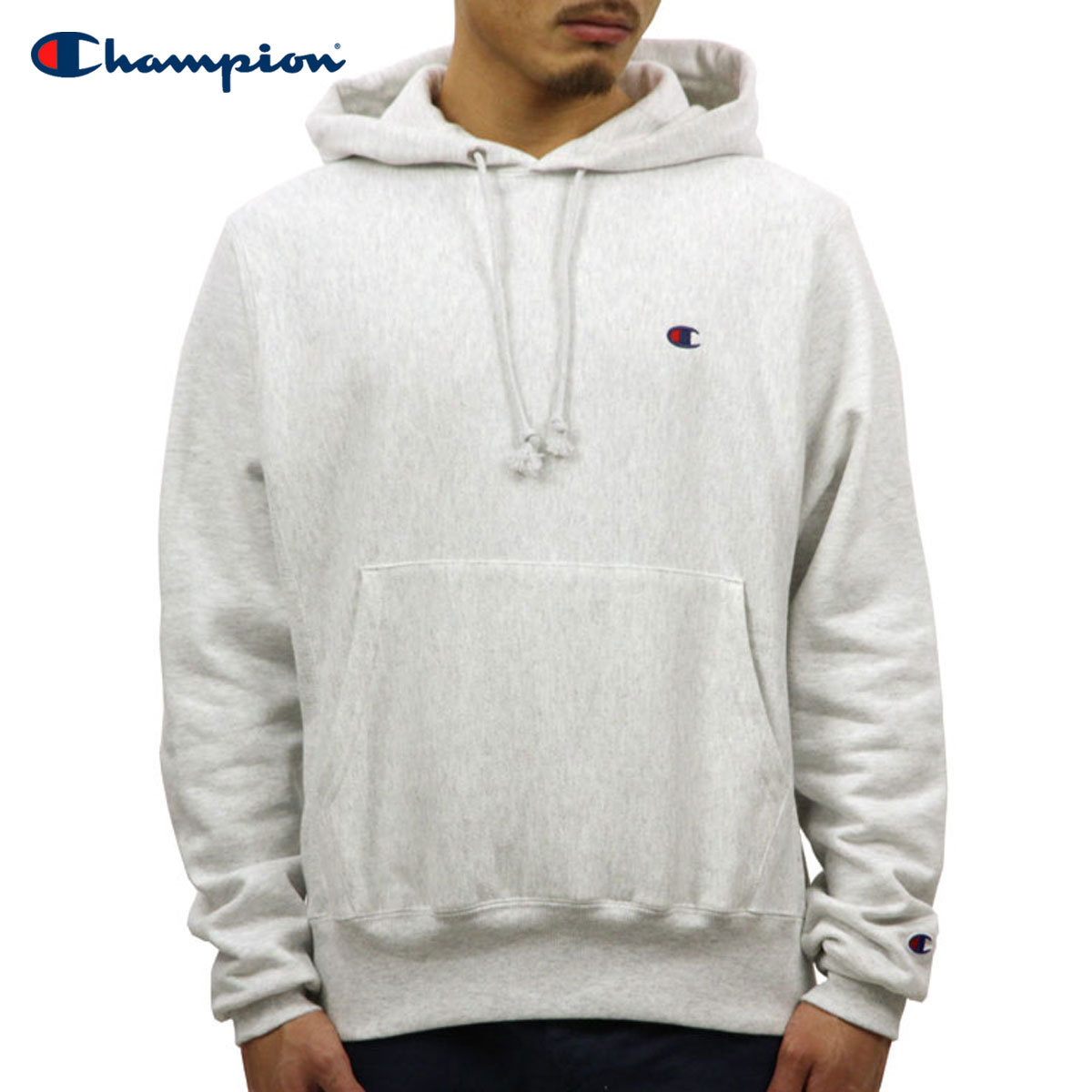 チャンピオン パーカー メンズ チャンピオン CHAMPION 正規品 メンズ リバースウィーブ プルオーバーパーカー REVERSE WEAVE HEAVYWEIGHT 12oz PULLOVER HOODIE GF68 GFS SILVER GREY