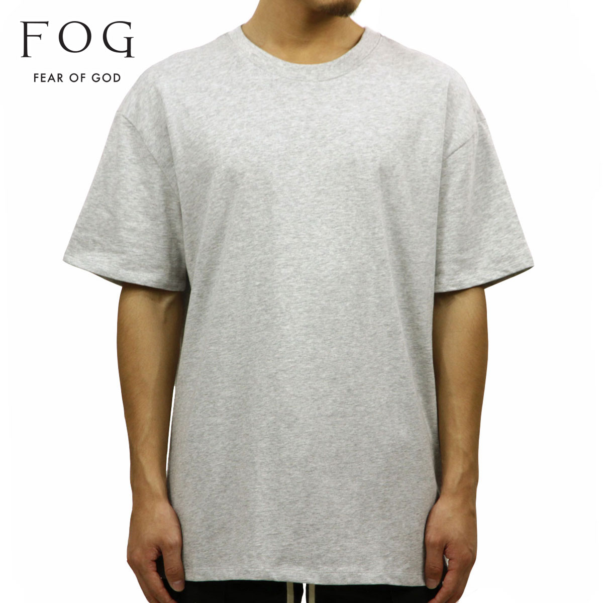  フィアオブゴッド fog essentials Tシャツ メンズ 正規品 FEAR OF GOD エッセンシャルズ クルーネック 無地 半袖Tシャツ FOG - FEAR OF GOD ESSENTIALS BOXY T-SHIRT HEATHER GREY