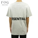 フィアオブゴッド fog essentials Tシャツ 正規品 FEAR OF GOD 半袖Tシャツ FOG - FEAR OF GOD ESSENTIALS BOXY GRAPHIC T-SHIRT HEATHER GREY