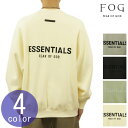 フィアオブゴッド fog essentials スウェット メンズ 正規品 FEAR OF GOD エッセンシャルズ ロゴ クルーネック トレーナー FOG - FEAR OF GOD ESSENTIALS LOGO CREW SWEAT FLEECE SHIRTS