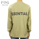 フィアオブゴッド fog essentials Tシャツ ロンT メンズ 正規品 FEAR OF GOD エッセンシャルズ 長袖Tシャツ ロゴ クルーネック FOG - FEAR OF GOD ESSENTIALS 3M LOGO LONG SLEEVE BOXY T-SHIRT TWILL