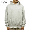 フィアオブゴッド fog essentials パーカー メンズ 正規品 FEAR OF GOD プルオーバーパーカー FOG - FEAR OF GOD ESSENTIALS PULLOVER HOODIE HEATHER GREY