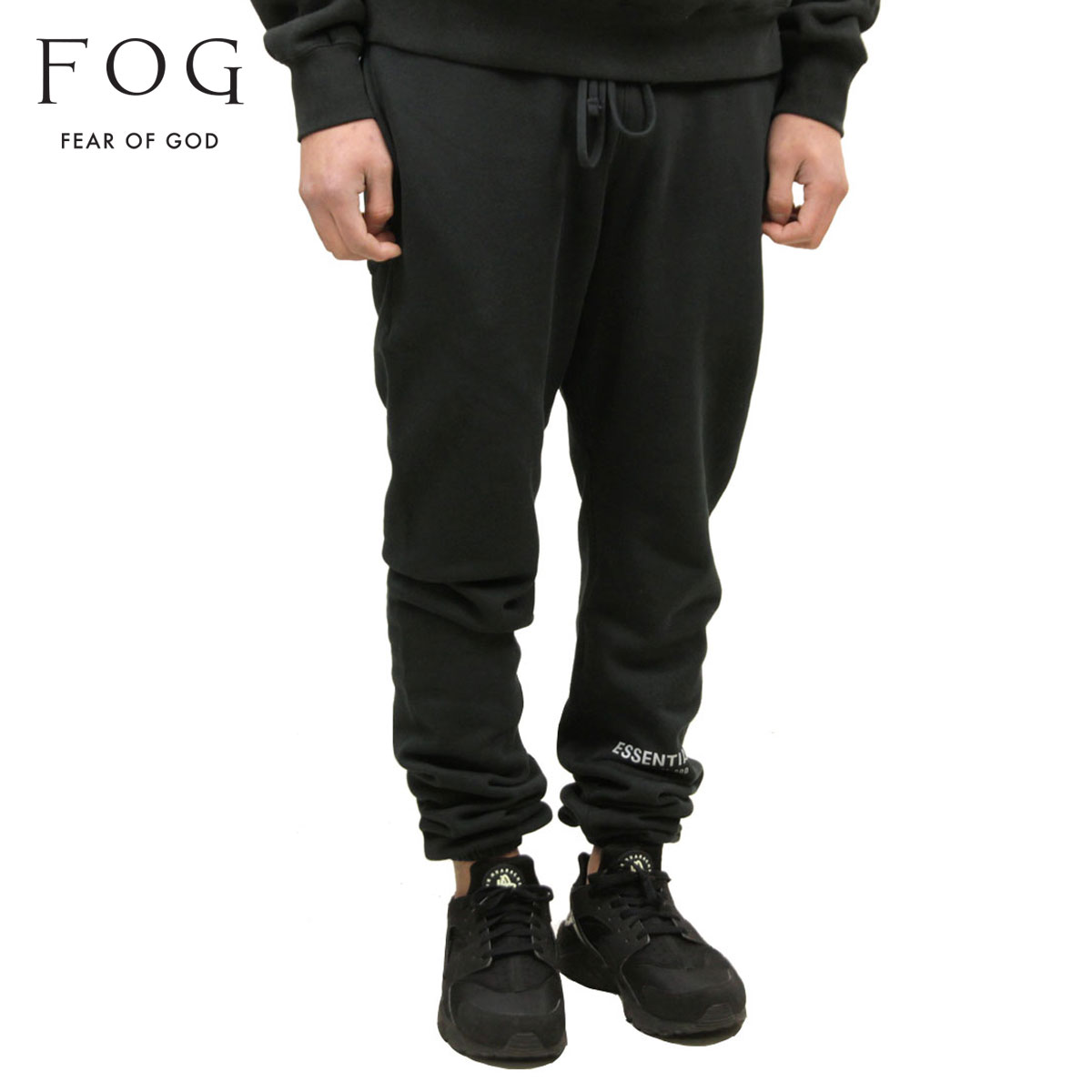 フィアオブゴッド fog essentials スウェットパンツ メンズ 正規品 FEAR OF GOD ボトムス FOG - FEAR OF GOD ESSENTIALS SWEATPANTS BLACK