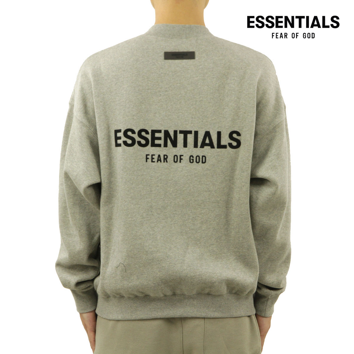 樂天商城 - 【ポイント10倍 5/9 20:00〜5/16 1:59】 フィアオブゴッド fog essentials スウェット メンズ 正規品 FEAR OF GOD エッセンシャルズ ロゴ クルーネック トレーナー FOG - FEAR OF GOD ESSENTIALS LOGO CREW SWEAT FLEECE SHIRTS DARK OATMEAL