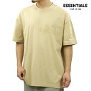 フィアオブゴッド fog essentials メンズ 半袖Tシャツ 正規品 FEAR OF GOD クルーネック ロゴ ESSENTIALS FEAR OF GOD T-SHIRT BEIGE