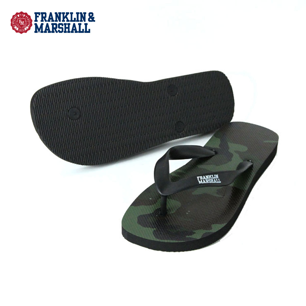 フランクリン マーシャル サンダル メンズ 正規販売店 FRANKLIN＆MARSHALL BEACH SANDAL CAMOUFLAGE FTUA9091 43183-8006 D00S15