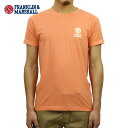 15%OFFセール 【販売期間 11/11 00:00〜11/12 23:59】 フランクリン マーシャル Tシャツ 正規販売店 FRANKLIN&MARSHALL 半袖Tシャツ クルーネック LOGO TEE SUNSET ORANGE TSMF172AN 45181 4005