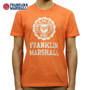 ե󥯥 ޡ T Ź FRANKLINMARSHALL ȾµT 롼ͥå LOGO TEE SUNSET ORANGE TSMF188AN 45181 4013