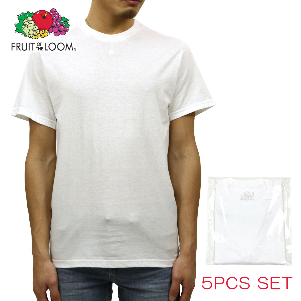 ڥݥ10 6/22 20:006/27 1:59 ե롼ĥ֥롼 FRUIT OF THE LOOM  롼ͥåT 5Pack ۥ磻