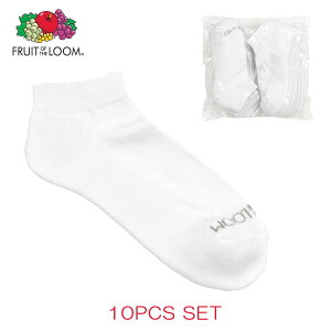 ե롼ĥ֥롼 FRUIT OF THE LOOM   MEN'S 10PK LOW CUT SOCKS M2700W11ZUS Size.6-12