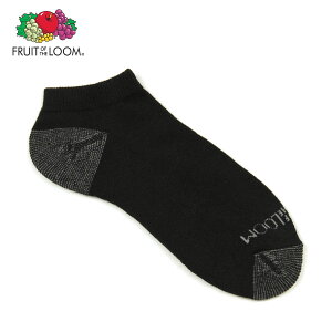 ե롼ĥ֥롼 å   FRUIT OF THE LOOM  եåȥС MEN'S NO SHOW SOCKS BLACK M7113B6/Z Size.7-12 BLACK