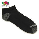フルーツオブザルーム ソックス メンズ 正規品 FRUIT OF THE LOOM 靴下 フットカバー くるぶし丈靴下 アンクルソックス MEN'S LOW C...