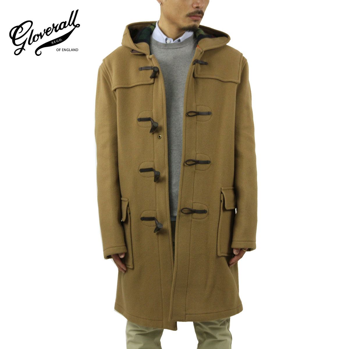 グローバーオール グローバーオール コート メンズ 正規販売店 GLOVERALL ダッフルコート アウタージャケット GLOVERALL ORIGINAL DUFFLE COAT MS 5120/CT CLOTH CAMEL/BUCHANAN