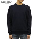 20%OFFクーポンセール  ハン HAN KJOBENHAVN 正規販売店 メンズ スウェット WORKER CREW NECK インディゴ D15S25