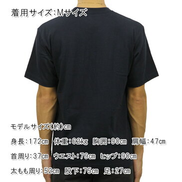 ヘインズ Tシャツ ビーフィー メンズ 半袖 正規販売店 HANES クルーネック ヘビーウエイト 無地 HANES BEEFY T-SHIRT 1P H5180 370 NAVY 父の日