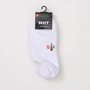 ヘインズ メンズ レディース 靴下 正規販売店 Hanes 2足組 ビーフィー アンダーウェア HANES BEEFY ハーフパイル ゴーストソックス 2P HMSBZ501 010 WHITE (M/25cm-27cm)
