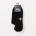 ヘインズ メンズ レディース 靴下 正規販売店 Hanes 2足組 ビーフィー アンダーウェア HANES BEEFY ハーフパイル ゴーストソックス 2P HMSBZ501 090 BLACK (M/25cm-27cm)