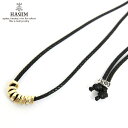 n HARIM K̔X lbNX ROCK BEADS NECK K18COATING NECKLACE HRP103G