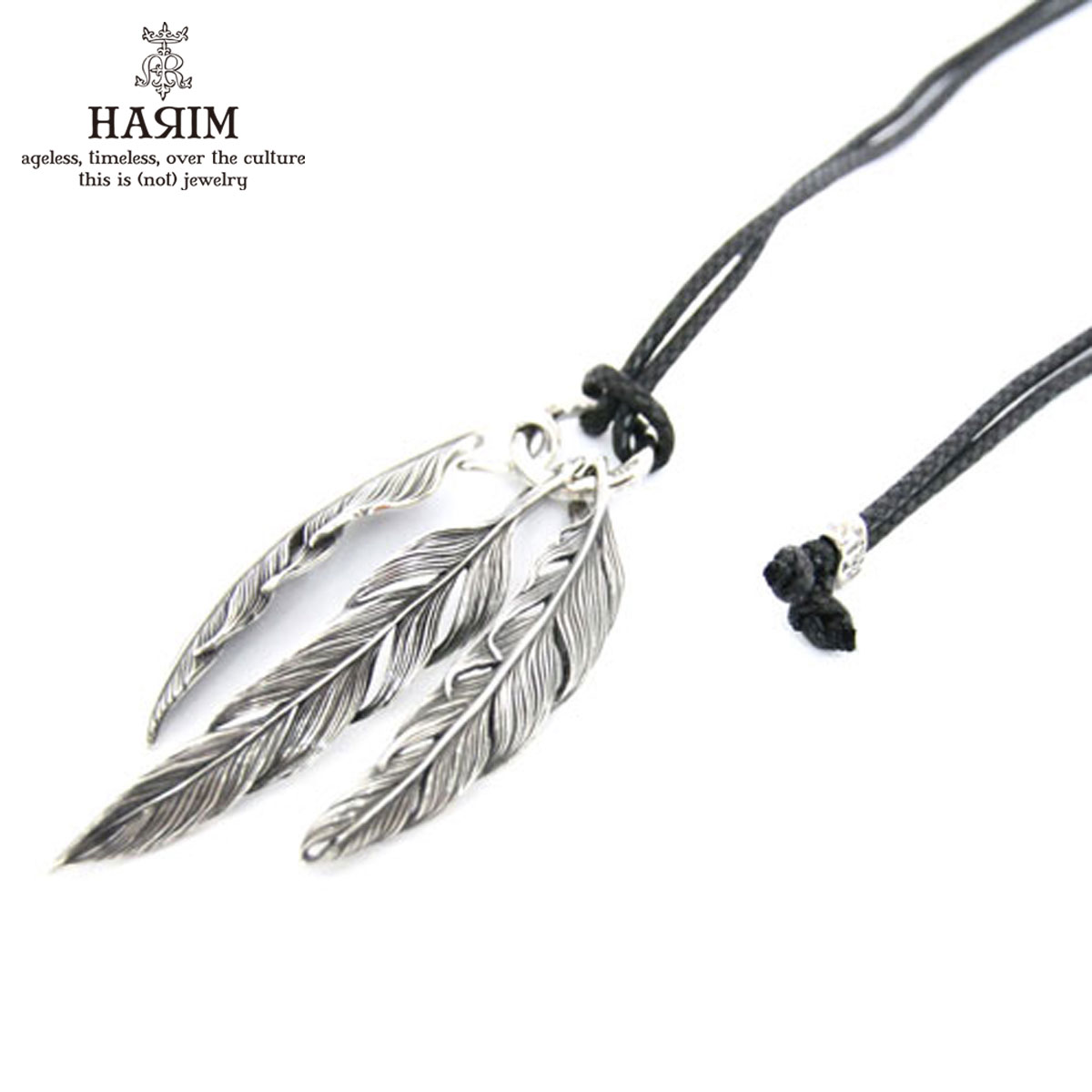 ハリム HARIM 正規販売店 ネックレス Owl feather set Necklace HRP036SVC