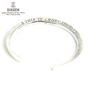 ハリム HARIM 正規販売店 バングル HARIM CONCEPT BANGLE SILVER BANGLE HRA021SV