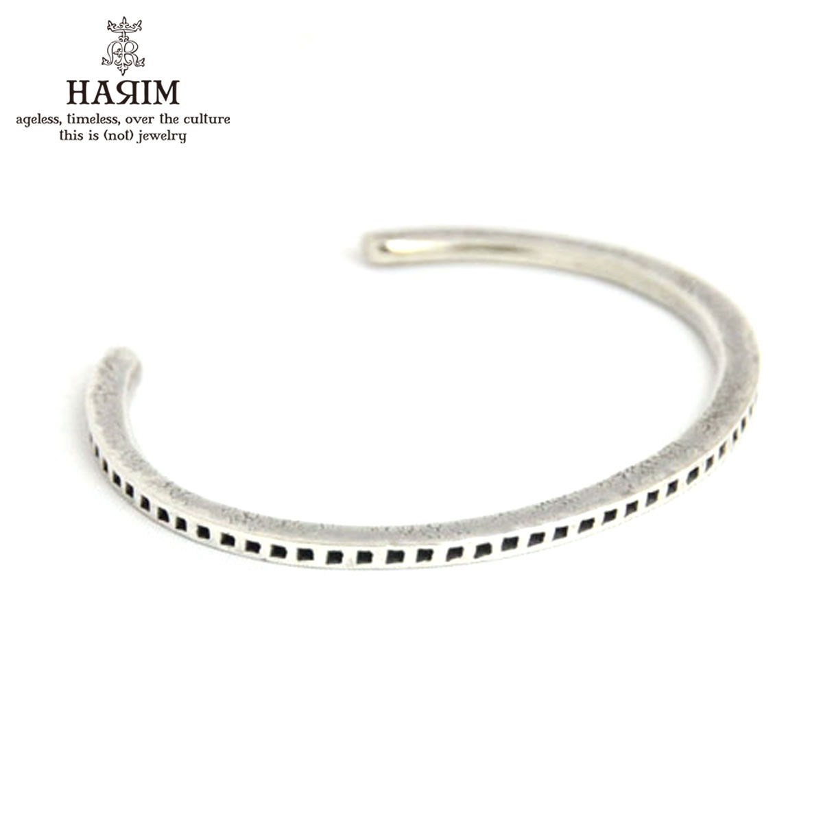 n HARIM K̔X oO STRUCT BANGLE SILVER BANGLE HRA024SV