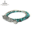 ハリム ハリム HARIM 正規販売店 ネックレス HARIM TURQUOISE FEATHER BRACELET NECKLACE HRT901