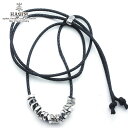 ハリム ハリム HARIM ネックレス ROCK BEADS CODE NECK W SV HRP117 SVC SILVER 925 OXIDIZED BLACK