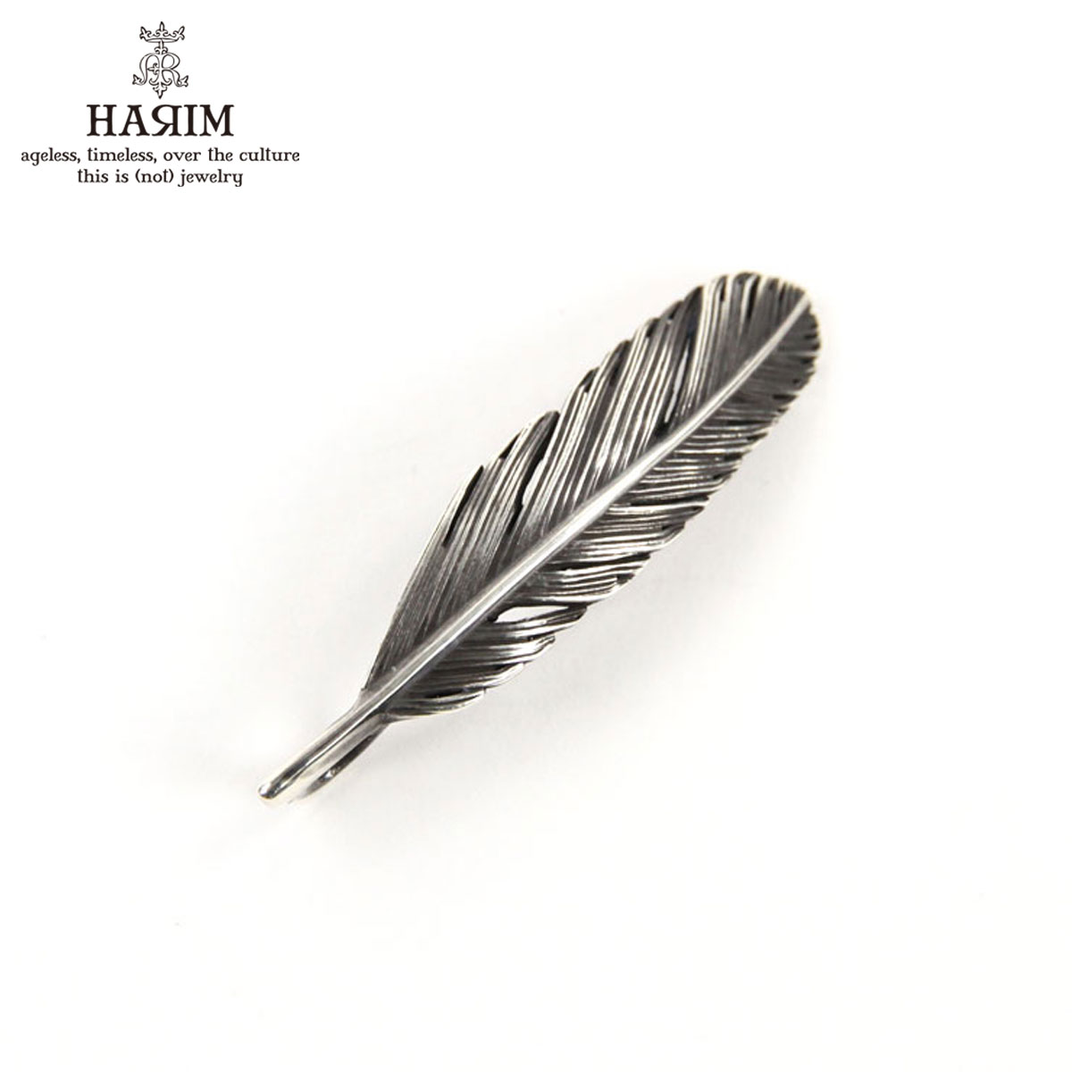 ハリム ハリム HARIM ネックレス HARIM FEATHER LEFT S OX HRT008 OX SILVER 925 OXIDIZED BLACK