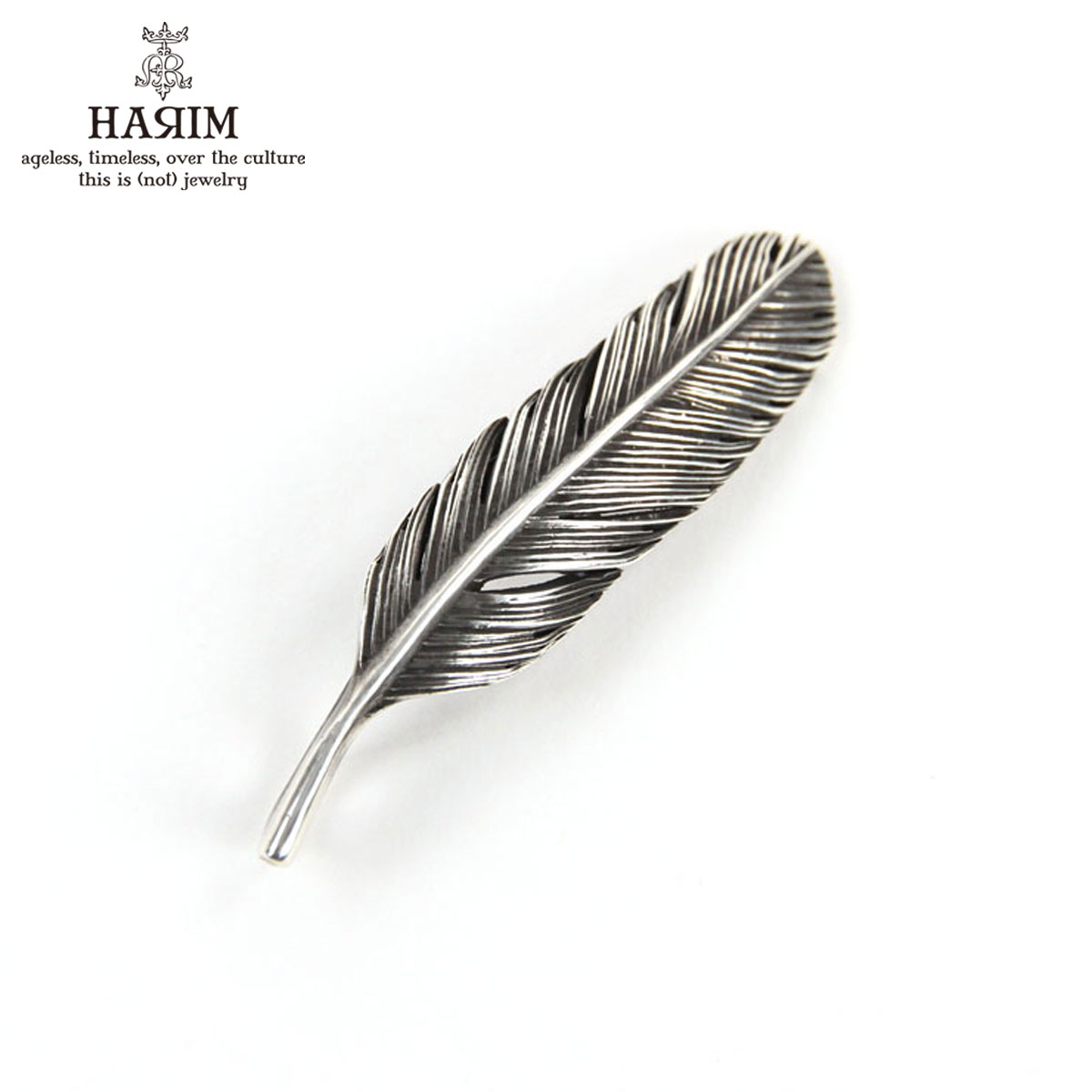 ハリム ハリム HARIM ネックレス HARIM FEATHER RIGHT S OX HRT009 OX SILVER 925 OXIDIZED BLACK