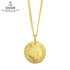 ハリム ネックレス メンズ レディース 正規販売店 HARIM ネックレス HARIM STAIRWAY TO HEAVEN COIN PENDANT NECKLACE HRP114GP