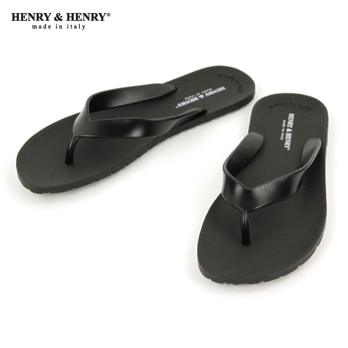 ヘンリーアンドヘンリー HENRY＆HENRY 正規販売店 サンダル フリッパー FRIPPER SANDAL NERO 30