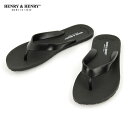 ヘンリー&ヘンリー サンダル メンズ ヘンリーアンドヘンリー HENRY＆HENRY 正規販売店 サンダル フリッパー FRIPPER SANDAL NERO 30