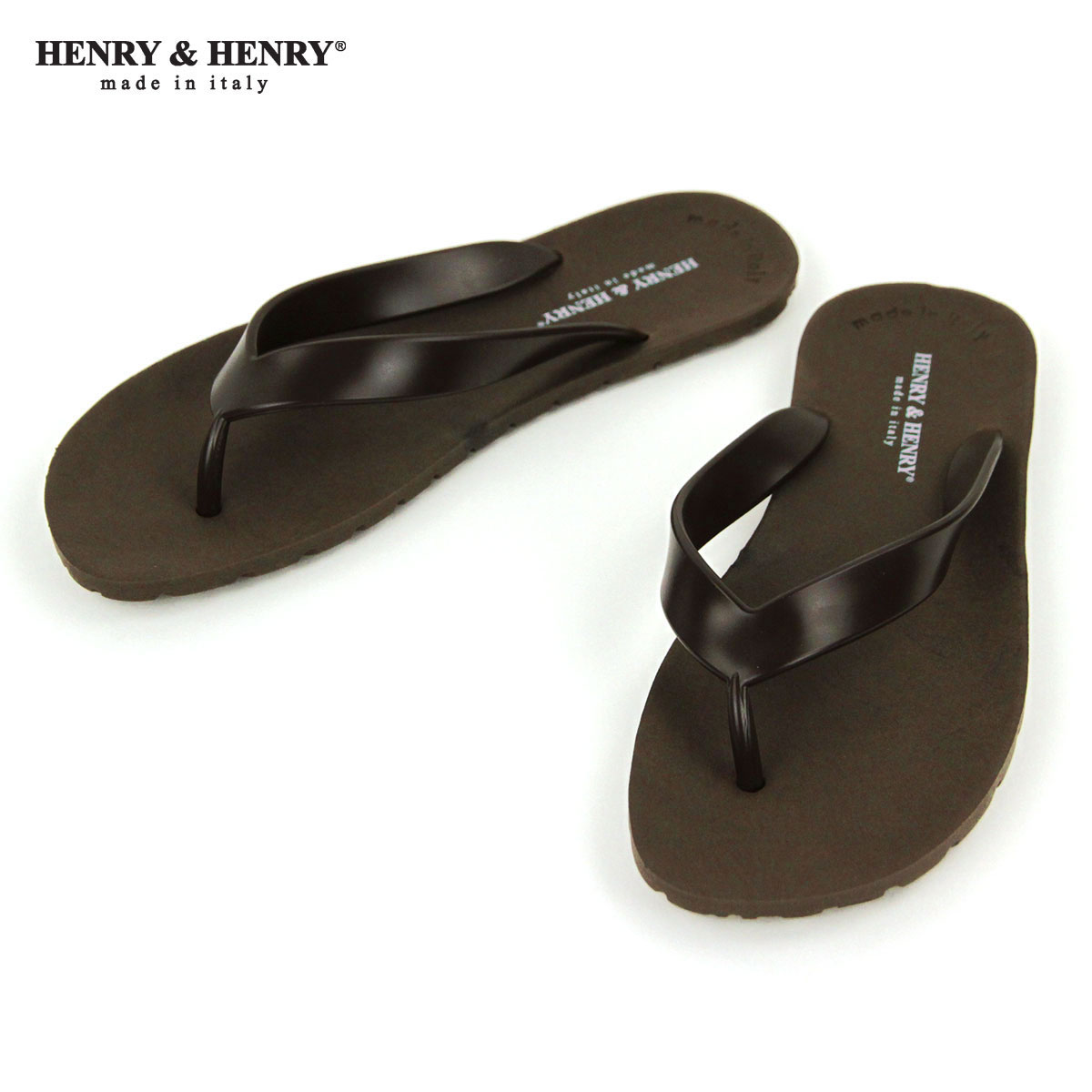 ヘンリー&ヘンリー ビーチサンダル メンズ ヘンリーアンドヘンリー HENRY＆HENRY 正規販売店 サンダル フリッパー FRIPPER SANDAL MARRON 29 父の日 プレゼント ラッピング