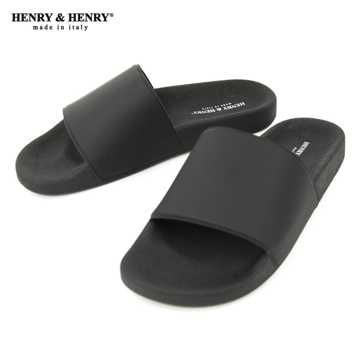 ヘンリーアンドヘンリー HENRY＆HENRY 正規販売店 サンダル 180 SHOWER SANDAL NERO 30