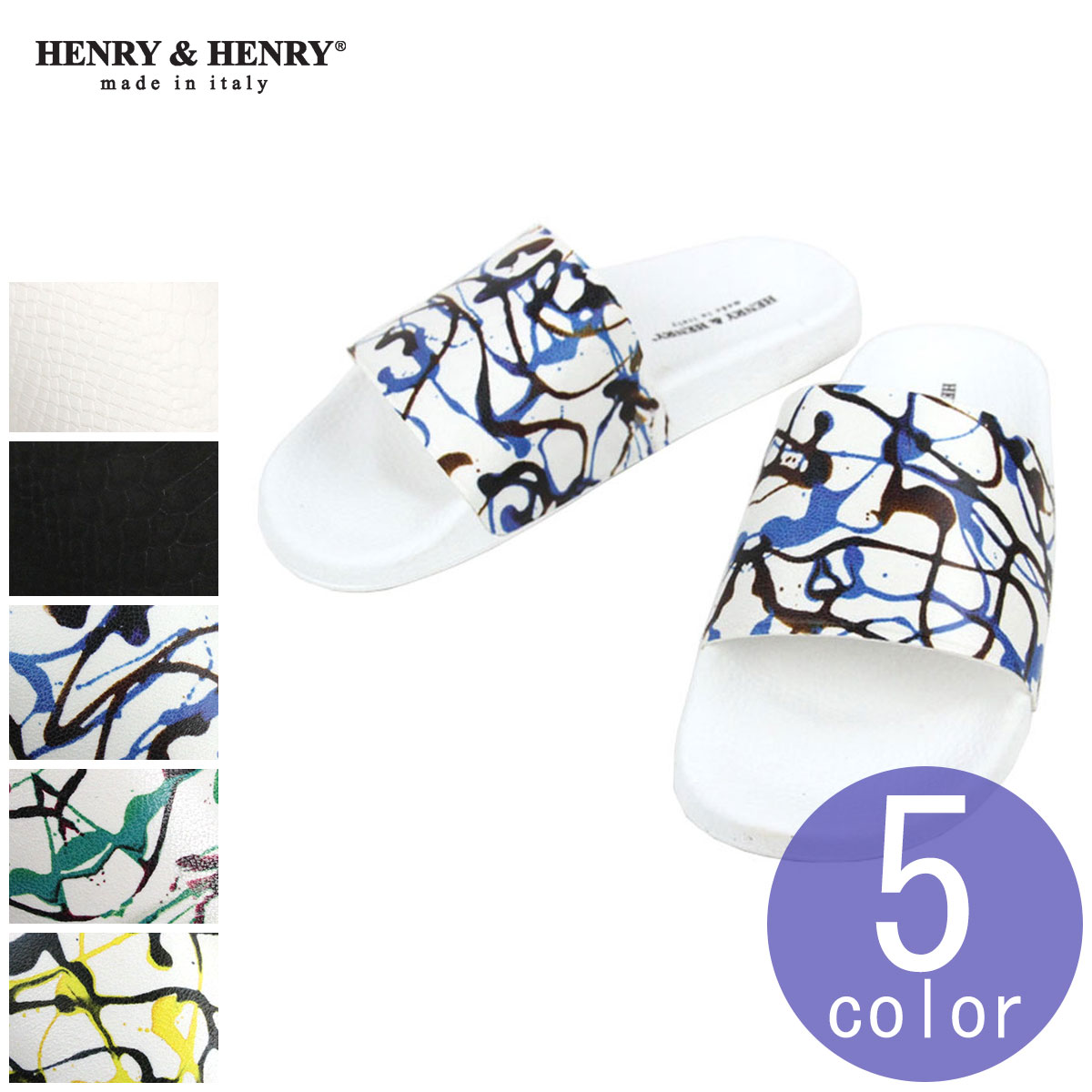 ヘンリーアンドヘンリー HENRY＆HENRY 正規販売店 男女兼用 シャワーサンダル 180 SYNTHETIC SHOWER SANDAL