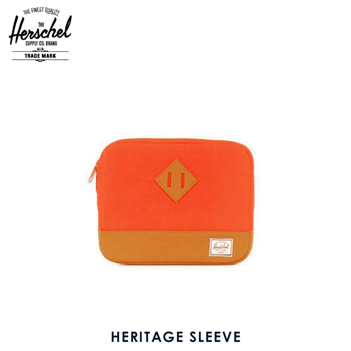 ハーシェル タブレットケース 正規販売店 Herschel Supply ハーシェルサプライ 10055-00022-OS Heritage Sleeve for iPad Camper Orange iPadケース ハーシェル D15S25 父の日 プレゼント ラッピング