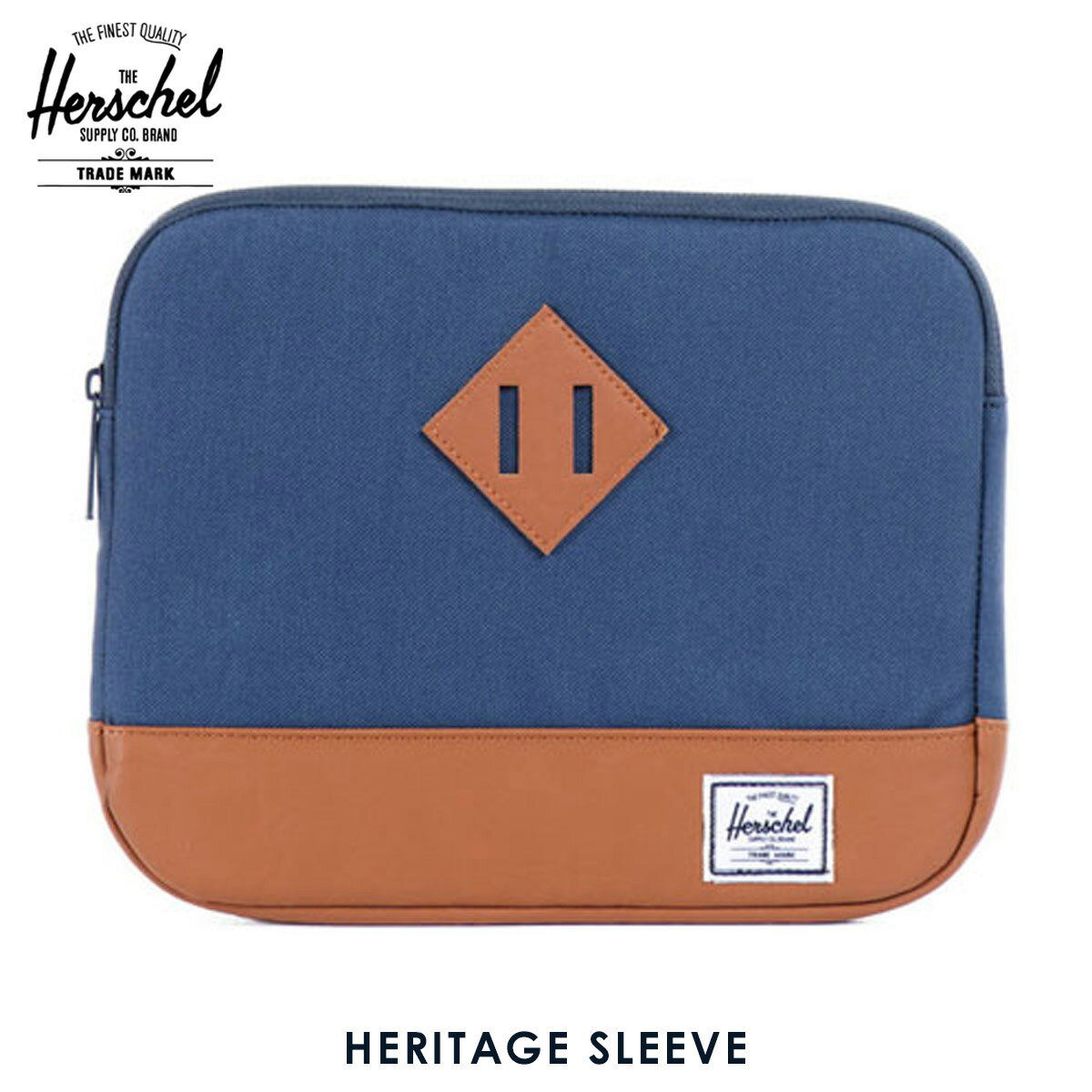 ハーシェル タブレットケース 正規販売店 Herschel Supply ハーシェルサプライ iPad Air ケース Heritage Sleeve for iPad Air Sleeves 10177-00007-OS Navy D15S25 父の日 プレゼント ラッピング