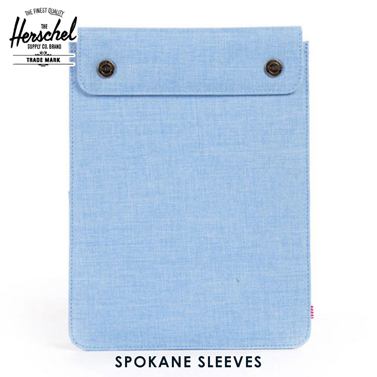 ハーシェル タブレットケース 正規販売店 Herschel Supply ハーシェルサプライ iPad Air ケース Spokane Sleeve for iPad Air Sleeves 10192-00574-OS Chambray Crosshatch D15S25 父の日 プレゼント ラッピング