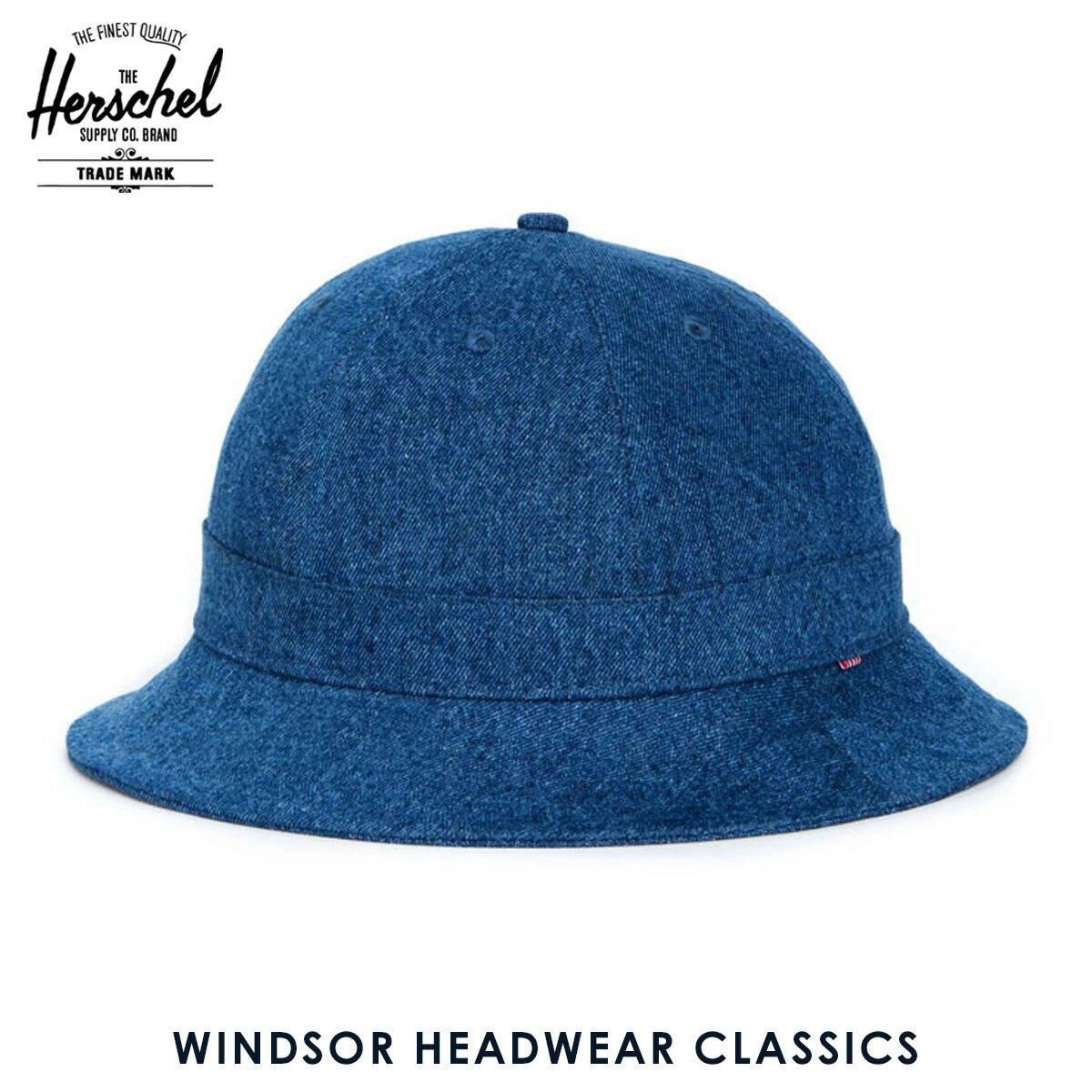 20%OFFセール  ハーシェル ハット 正規販売店 Herschel Supply ハーシェルサプライ 帽子 Windsor HEADWEAR CLASSICS 1029-0083-OS Mid Wash Denim D15S25