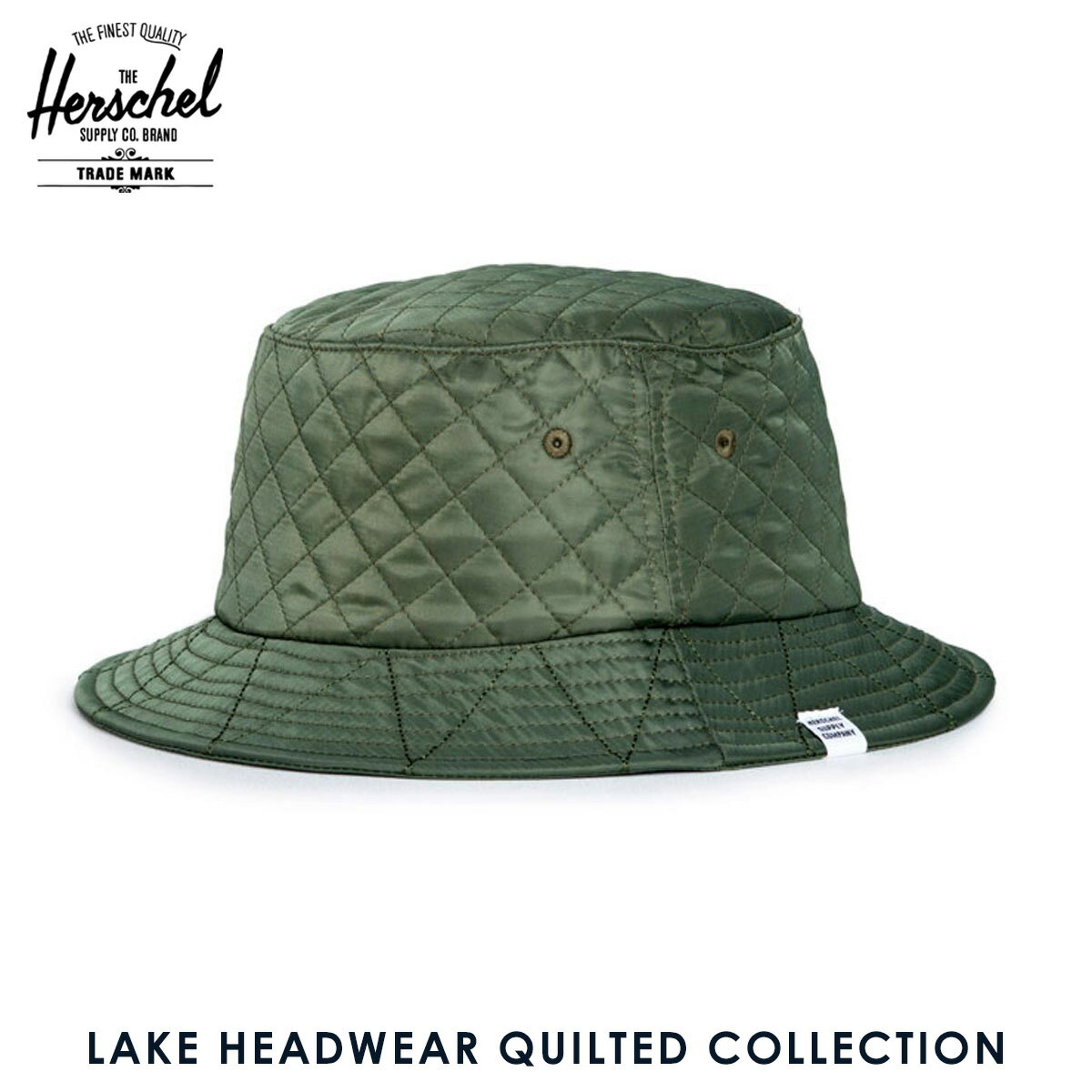 n[VF nbg K̔X Herschel Supply n[VFTvC Xq Lake S/M HEADWEAR QUILTED COLLECTION 1025-0108-SM Army Quilted Nylon D15S25