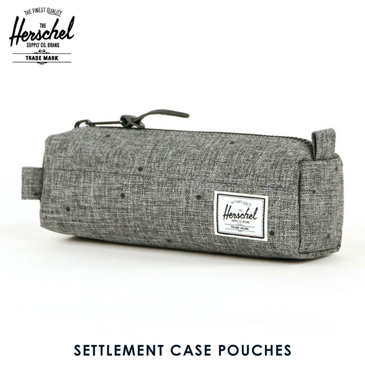 ハーシェル バッグ 正規販売店 Herschel Supply ハーシェルサプライ ポーチ ポシェット SETTLEMENT CASE POUCHES 10071-01160-OS SCATTERED RAVEN CROSSHATCH D00S20