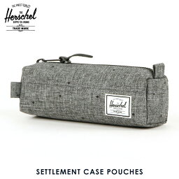 【ポイント10倍 5/9 20:00～5/16 1:59】 ハーシェル バッグ 正規販売店 Herschel Supply ハーシェルサプライ ポーチ ポシェット SETTLEMENT CASE POUCHES 10071-01160-OS SCATTERED RAVEN CROSSHATCH D00S20