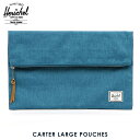 20%OFFセール 【販売期間 8/4 20:00~8/11 1:59】 ハーシェル バッグ 正規販売店 Herschel Supply ハーシェルサプライ クラッチバッグ CARTER LARGE CLASSICS WOMEN'S POUCHES 10207-01260-OS PETROL CROSSHATCH D00S20