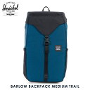 ハーシェル バッグ 正規販売店 Herschel Supply ハーシェルサプライ バッグ BARLOW BACKPACK MEDIUM TRAIL 10270-01389-OS LEGION BLUE/BLACK D00S15(4)