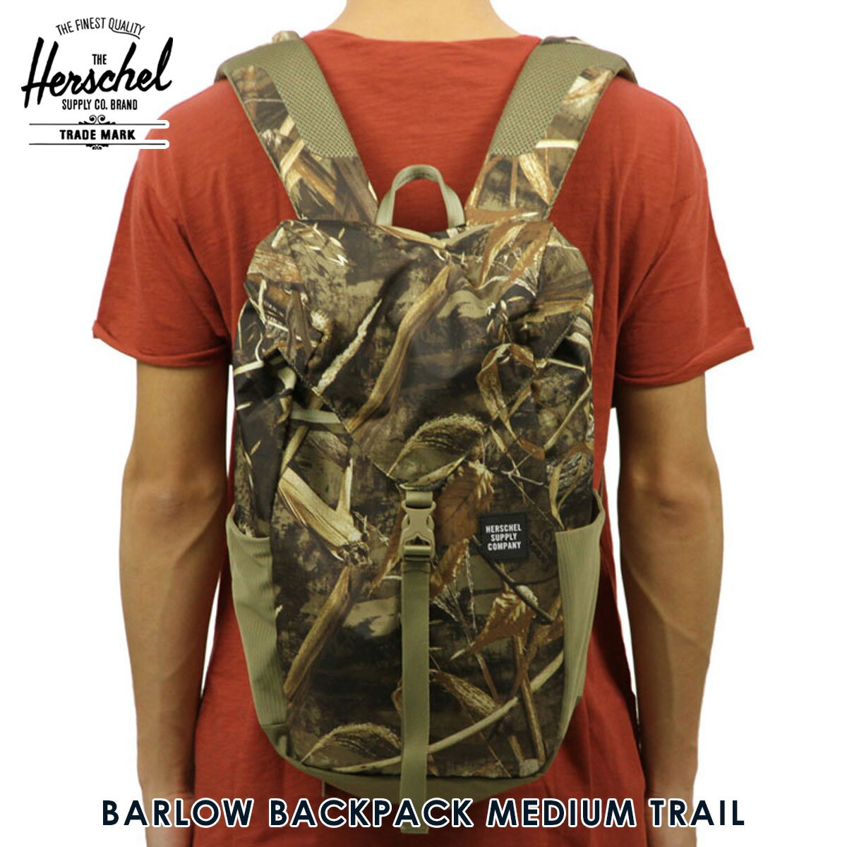 n[VF obO K̔X Herschel Supply n[VFTvC obO BARLOW BACKPACK MEDIUM TRAIL 10270-01454-OS REALTREE D00S15