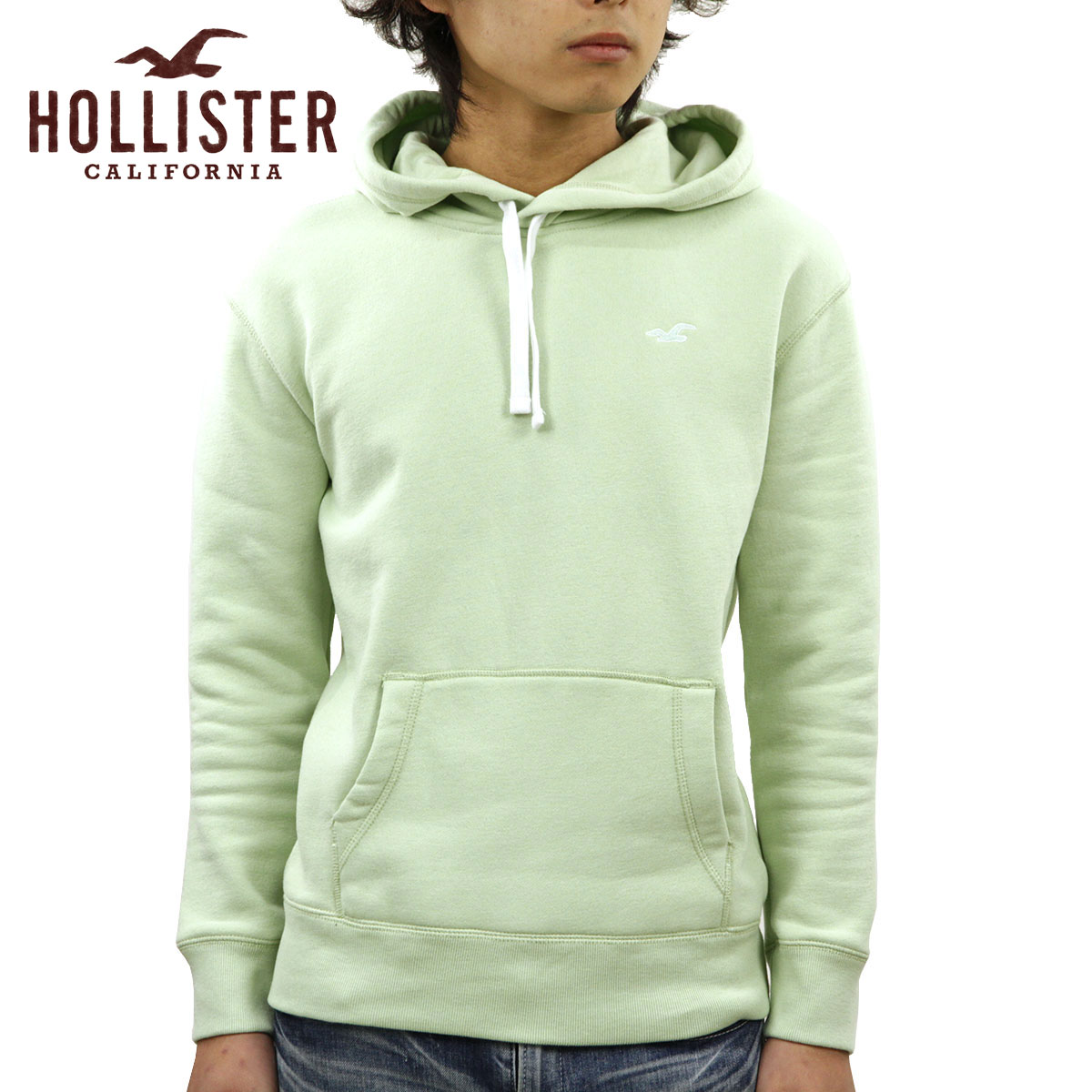 ホリスター ホリスター パーカー メンズ 正規品 HOLLISTER プルオーバーパーカー ロゴ Icon Hoodie 322-221-0887-320