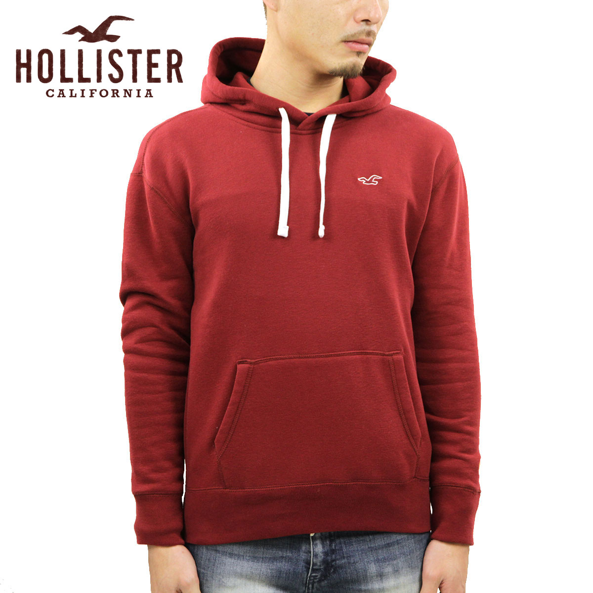 ホリスター パーカー（メンズ） 【ポイント10倍 5/9 20:00～5/16 1:59】 ホリスター パーカー メンズ 正規品 HOLLISTER プルオーバーパーカー ロゴ Logo Hoodie 322-221-0887-520